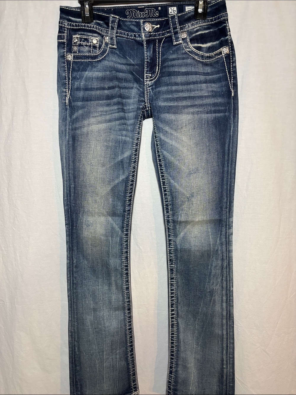 Miss Me Signature Slim Boot Size 26 Jeans (79)